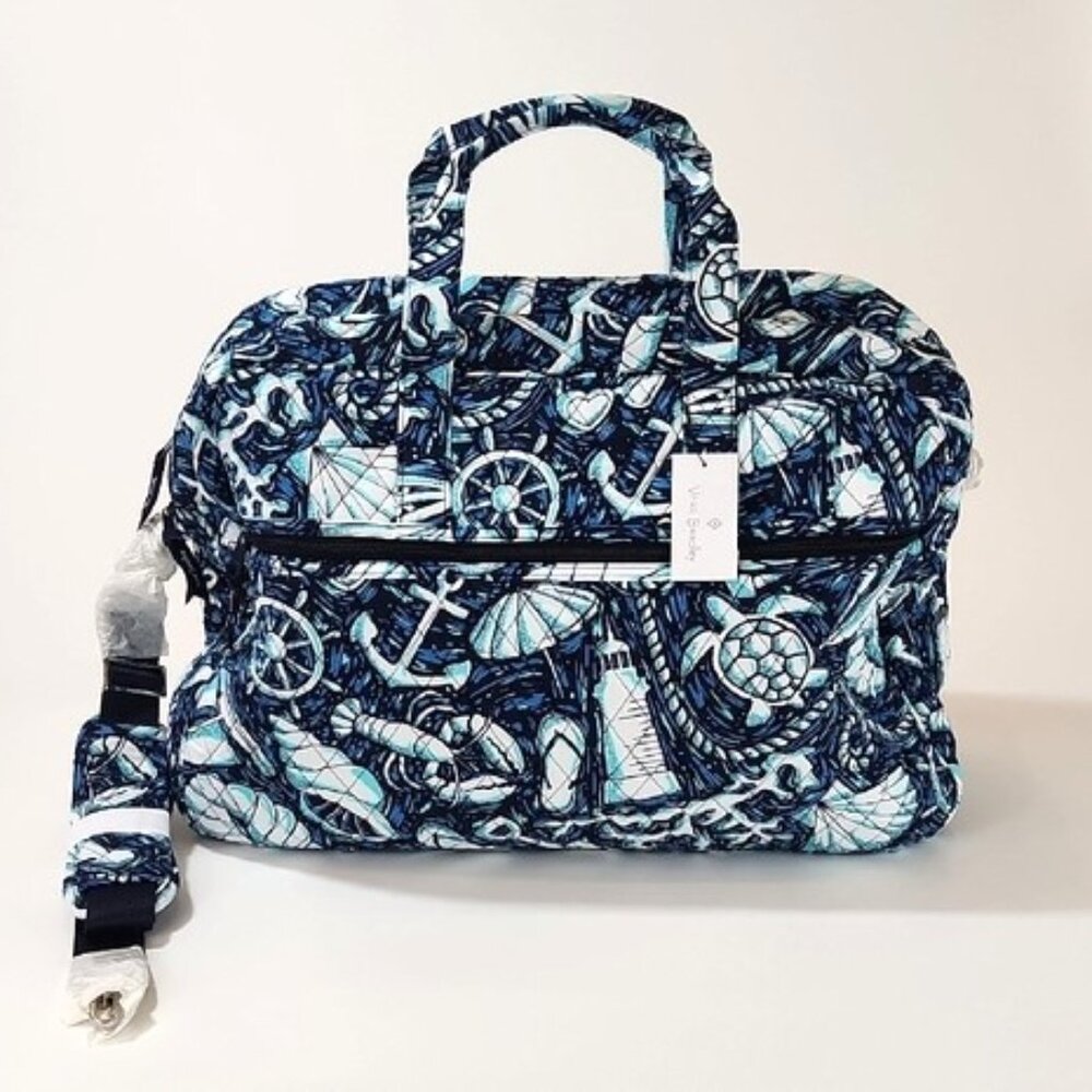 NWT Vera Bradley Grand Traveler Bag, Shore Enough